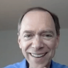 Photo taken from the video interview ofJohn David Mann, co-author of The Go-Giver